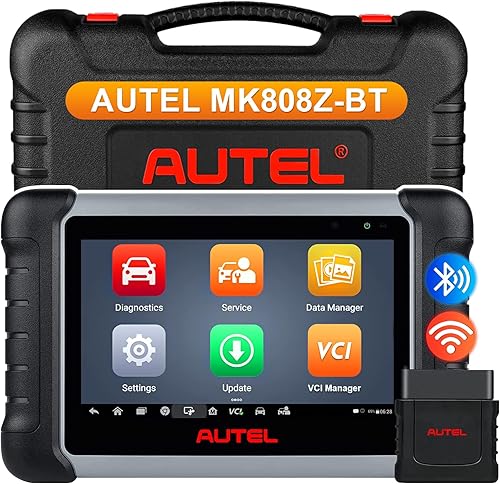 Autel Escáner MaxiCOM MK808Z-BT - Igual que MK808BT Pro, Android 11 Herramienta de escaneo de control bidireccional, actualizado de