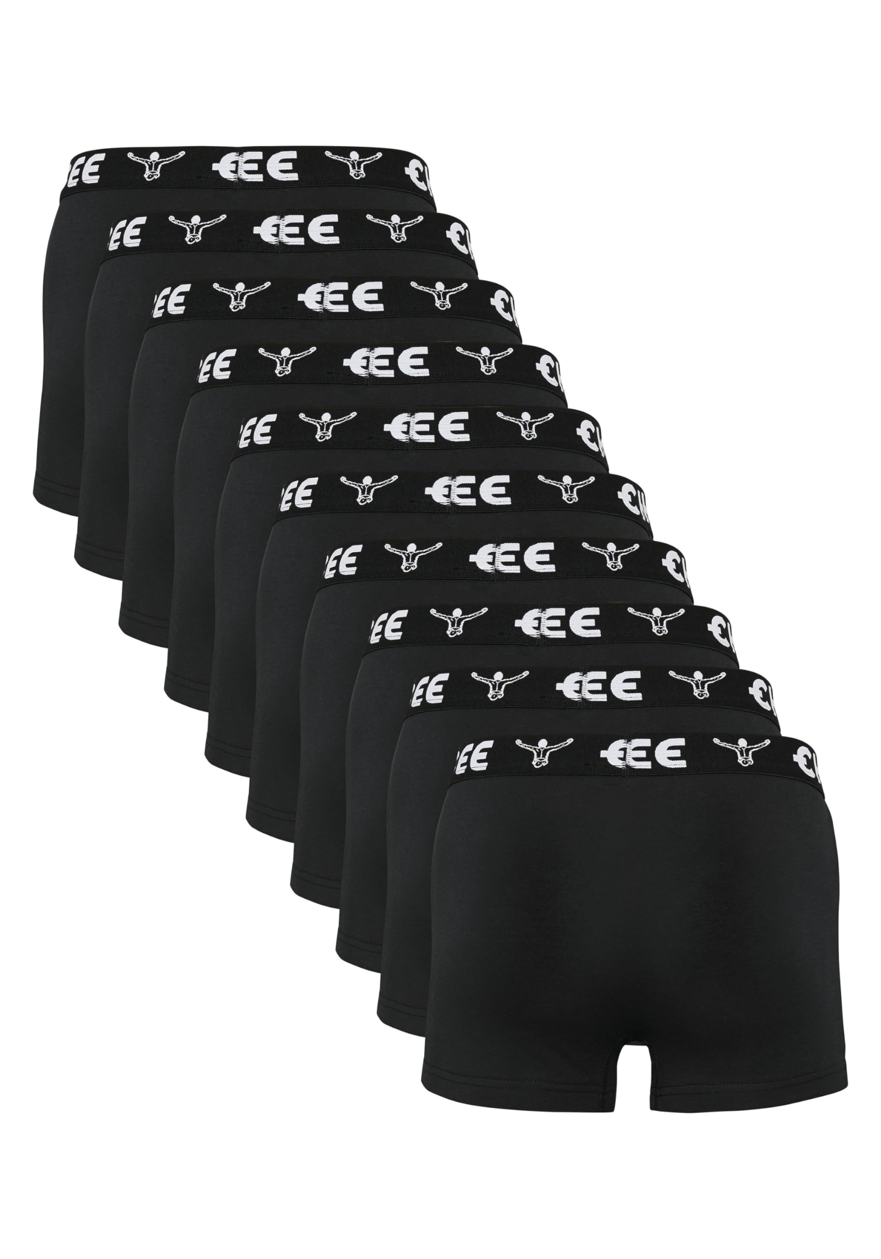 Chiemsee Boxershorts Herren I 10er Set Kurze Herren Unterhosen mit elastischem Waistband Style I Regular fit Boxershorts Men aus atmungsaktiver Baumwolle I 2 Farben, Größe S-4XL