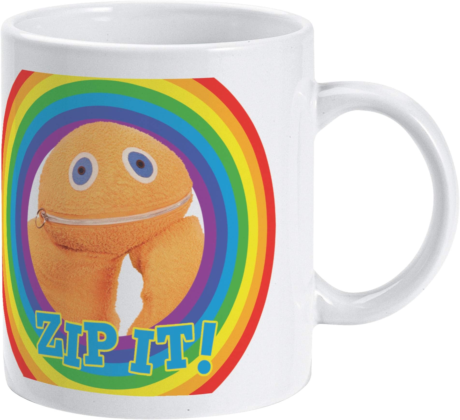 Rainbow Zippy Mug, Zip It!
