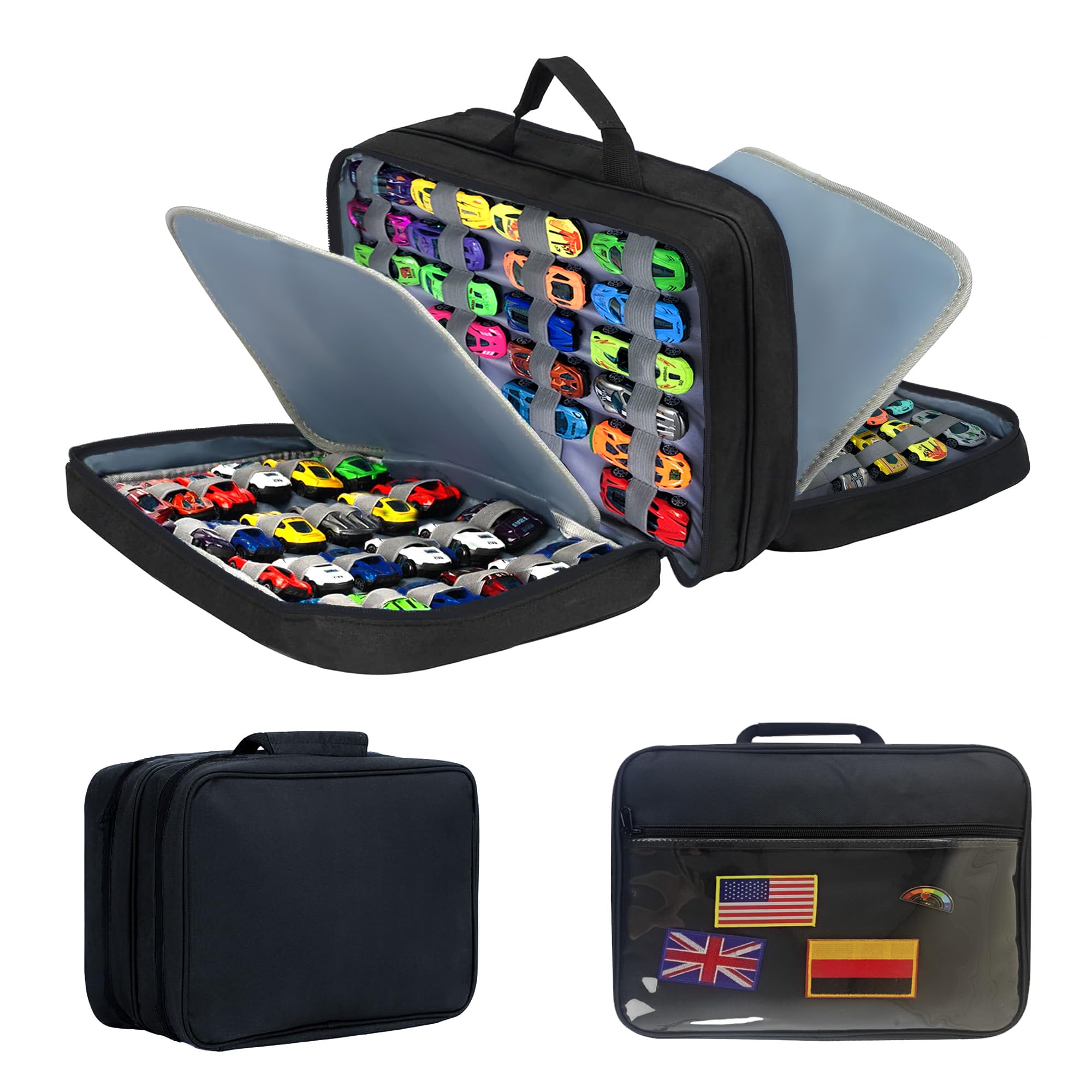 ★商談中★　606 プルバックミニカー ９台セット (ケース入り) Amazon.com: miiinaps 96 Cars Storage Bag Compatible with Toy Cars