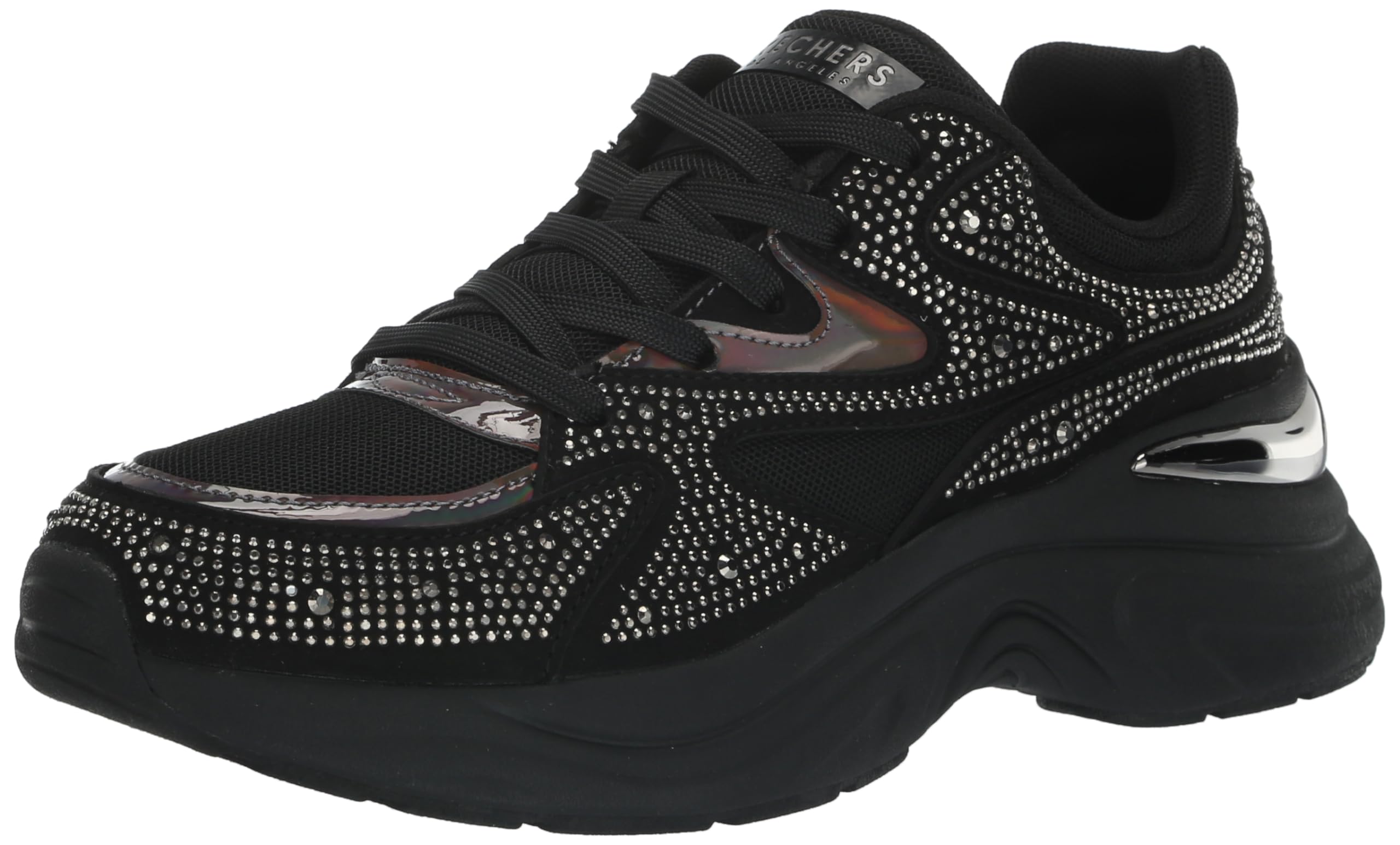 sneaker women's hazel-dazzle n dash bianca con chiusura velcro