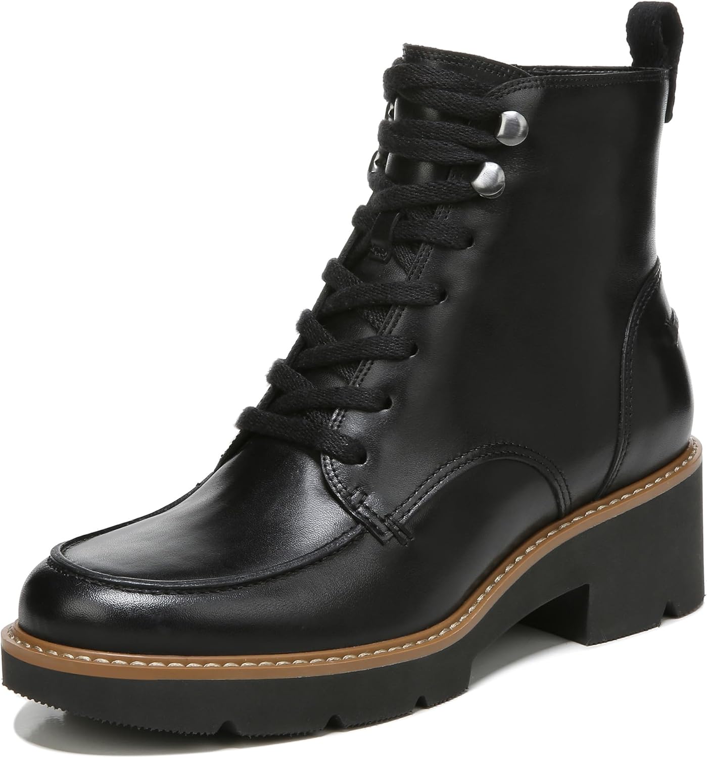 Naturalizer Womens Dara Ankle Boot Black Leather 7 M