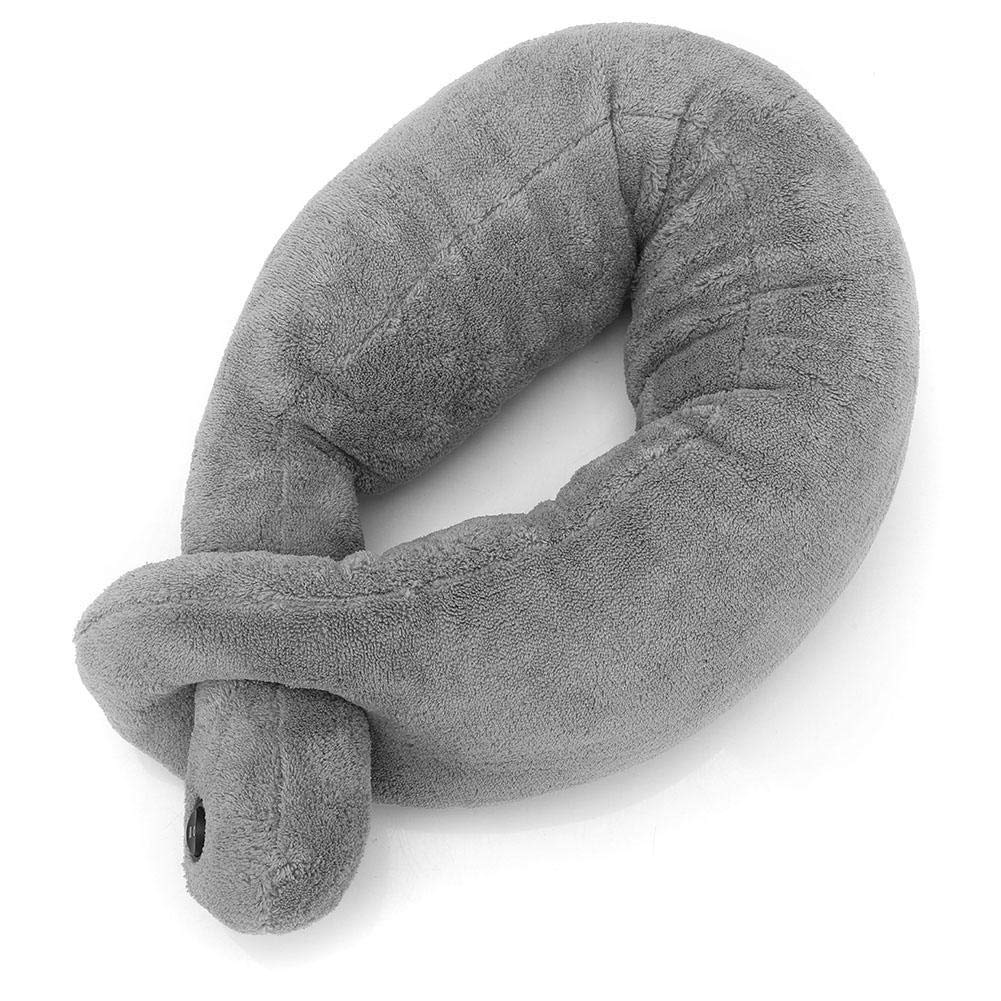 Massaging Neck Pillow Wrap, Vibrating Neck Pillow, Cordless Vibrating Massaging Neck Pillow Massage Cushion Travel Neck Head Chin Support Pillow to Relax Muscle Relieve Stress