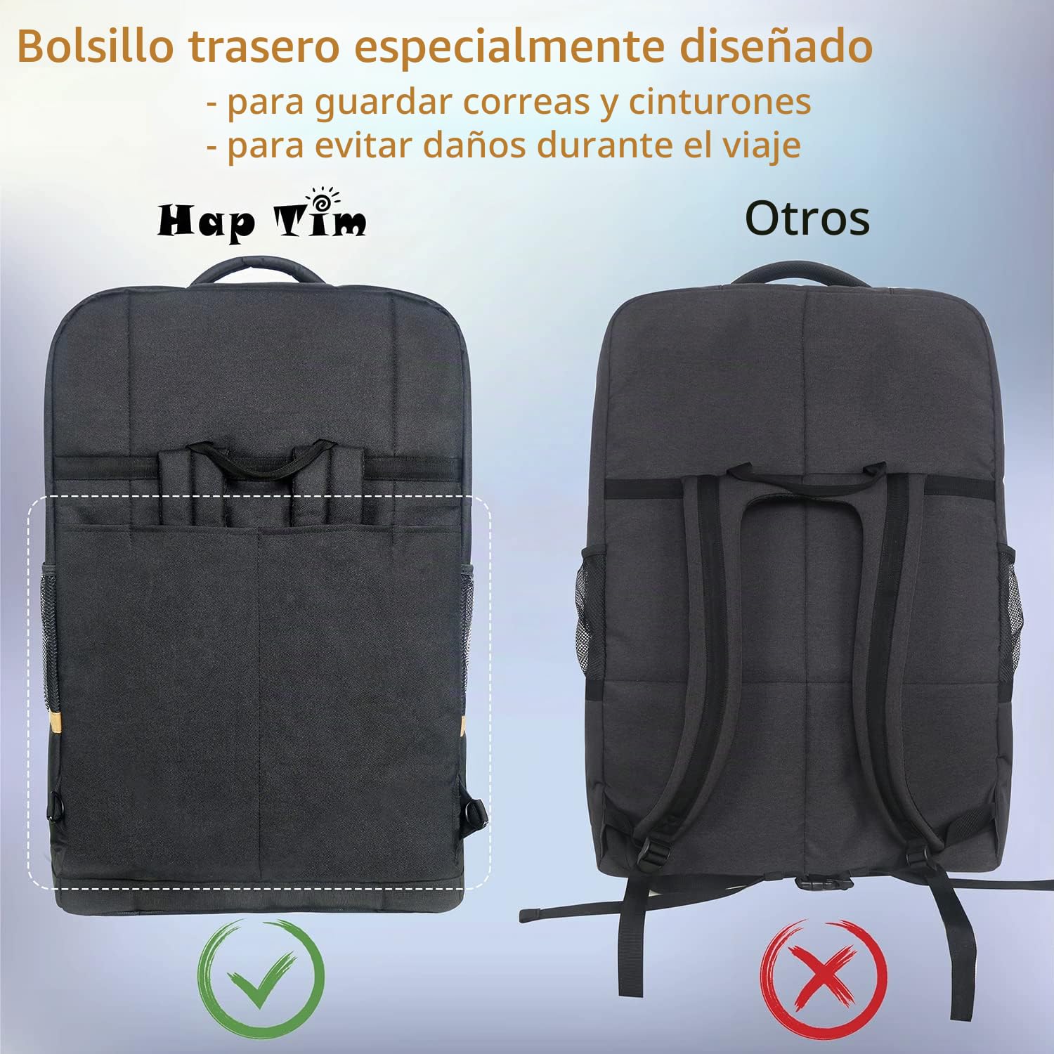 Hap Tim Bolsa de Viaje para Asiento de Coche, Funda Acolchada para Asiento de Coche para avión, transportador portátil para Asiento de Coche Esencial para Aeropuerto, Mochila de Viaje para Asiento de
