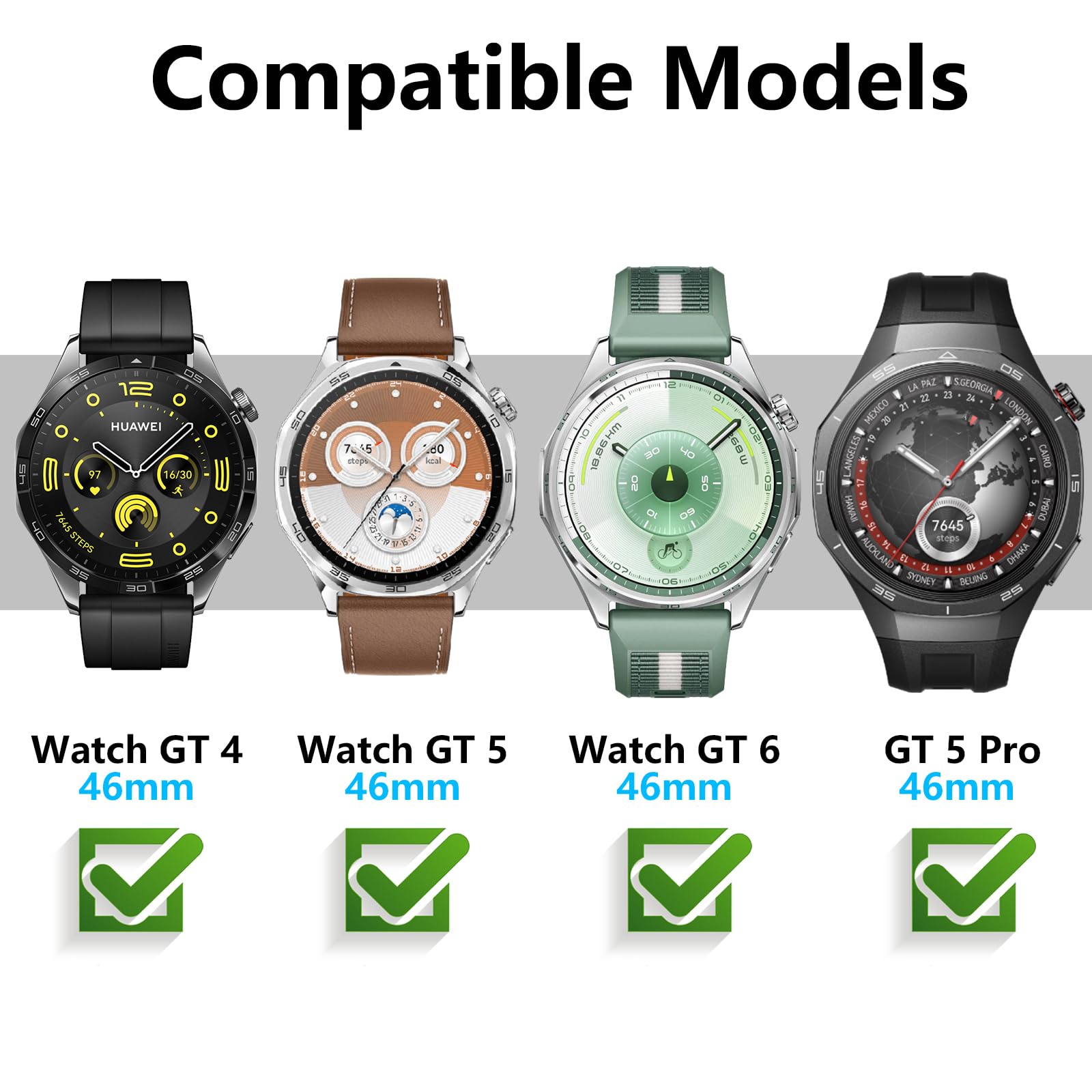 Amazon.co.jp: Bigqin HUAWEI Watch GT6 / GT5 / GT4 46mm 対応 強化