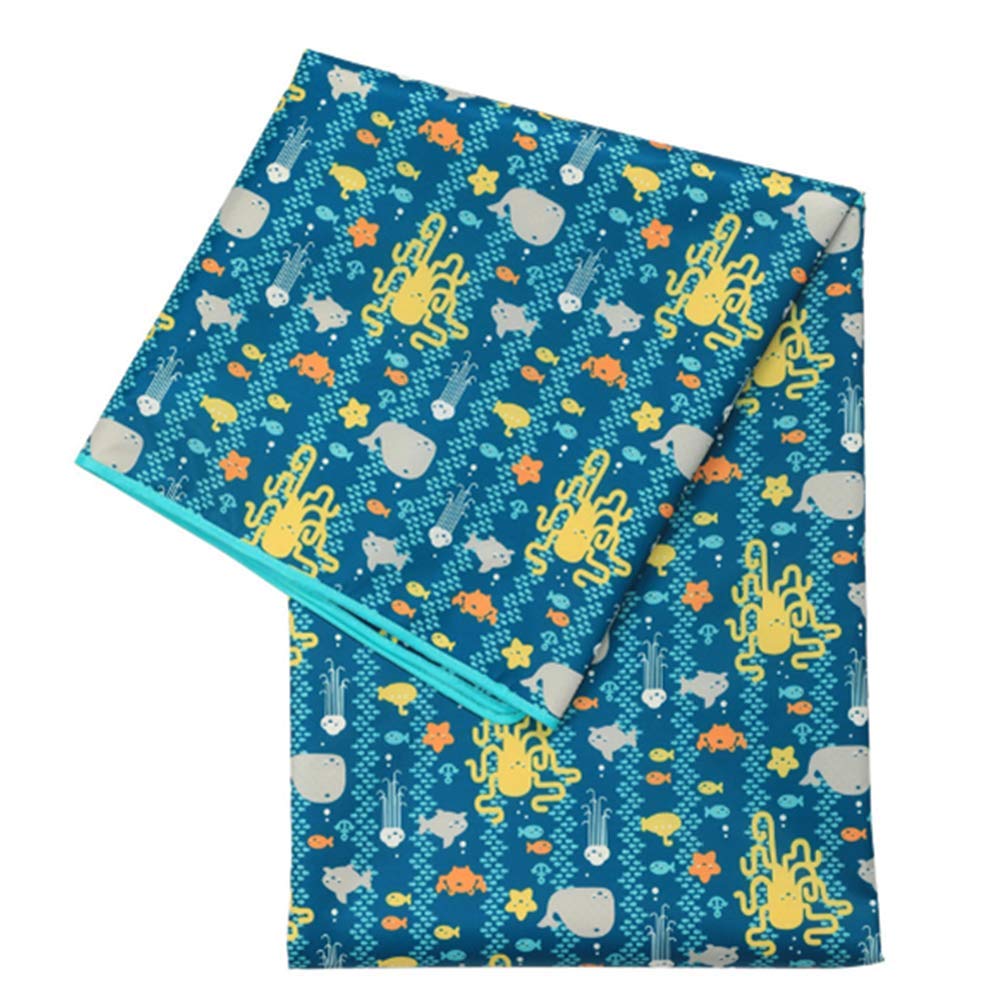 Tapis anti-éclaboussures chaise haute FEIFAN 2pcs lavables pour repas