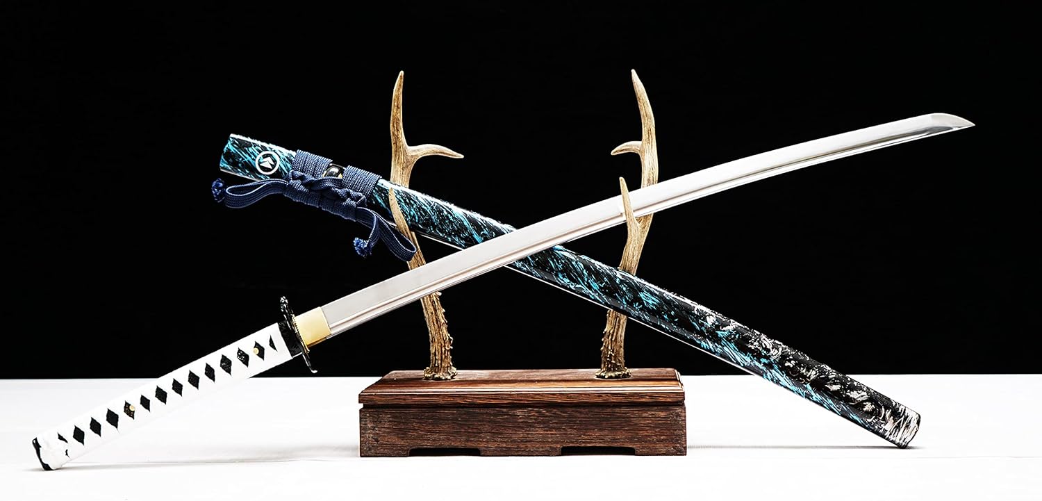 Tsushima Series Game Cosplay Replica High Manganese Steel Blade Sword Japanese Samurai Katana Tanto a Pair