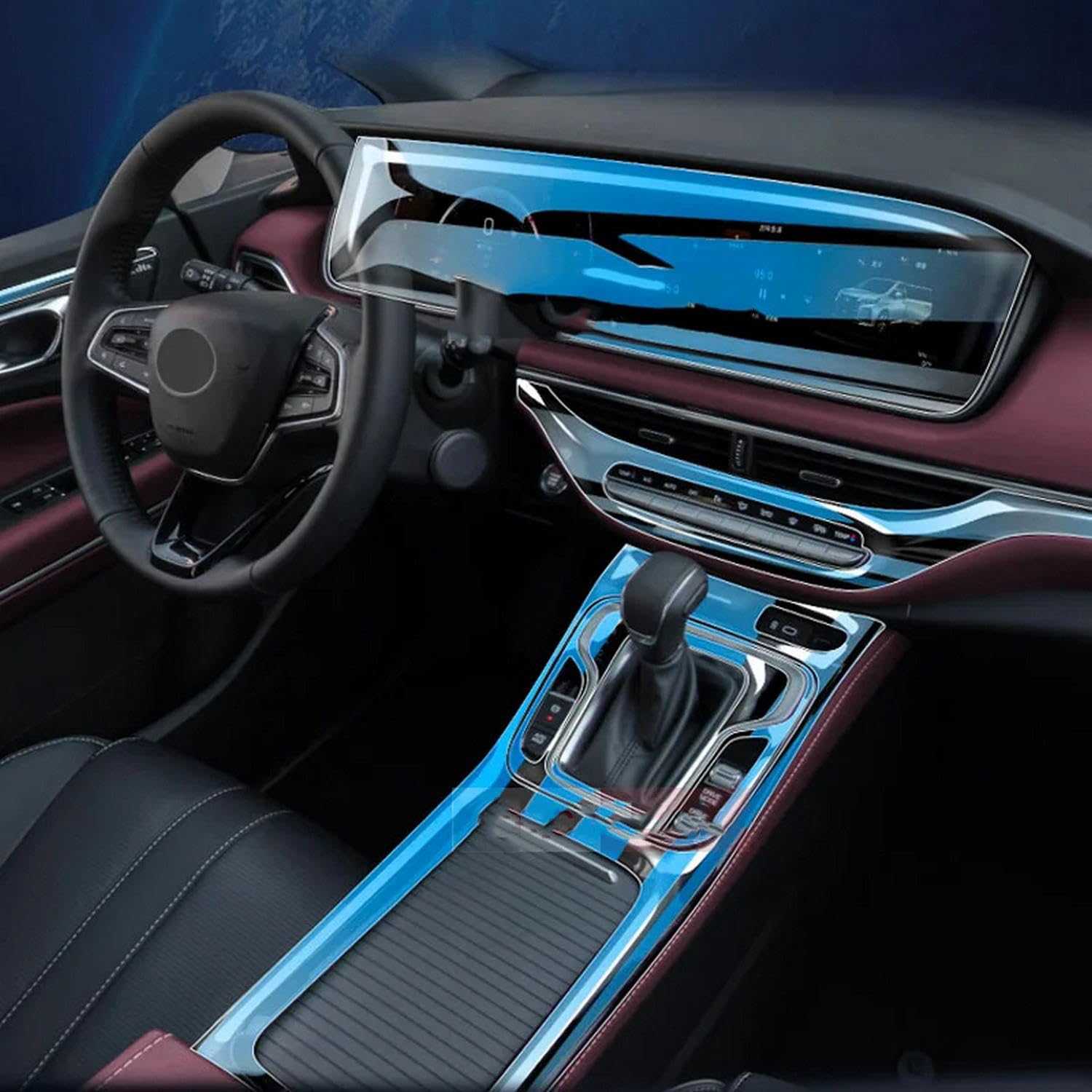 Film TPU premium GAC Trumpchi M6 Pro 2023 protection luxe intérieur