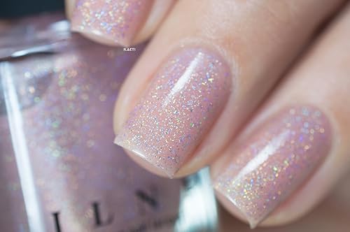 Miniatura 1518 de ILNP Madison Ave Esmalte de uñas holográfico metálico rosa antiguo