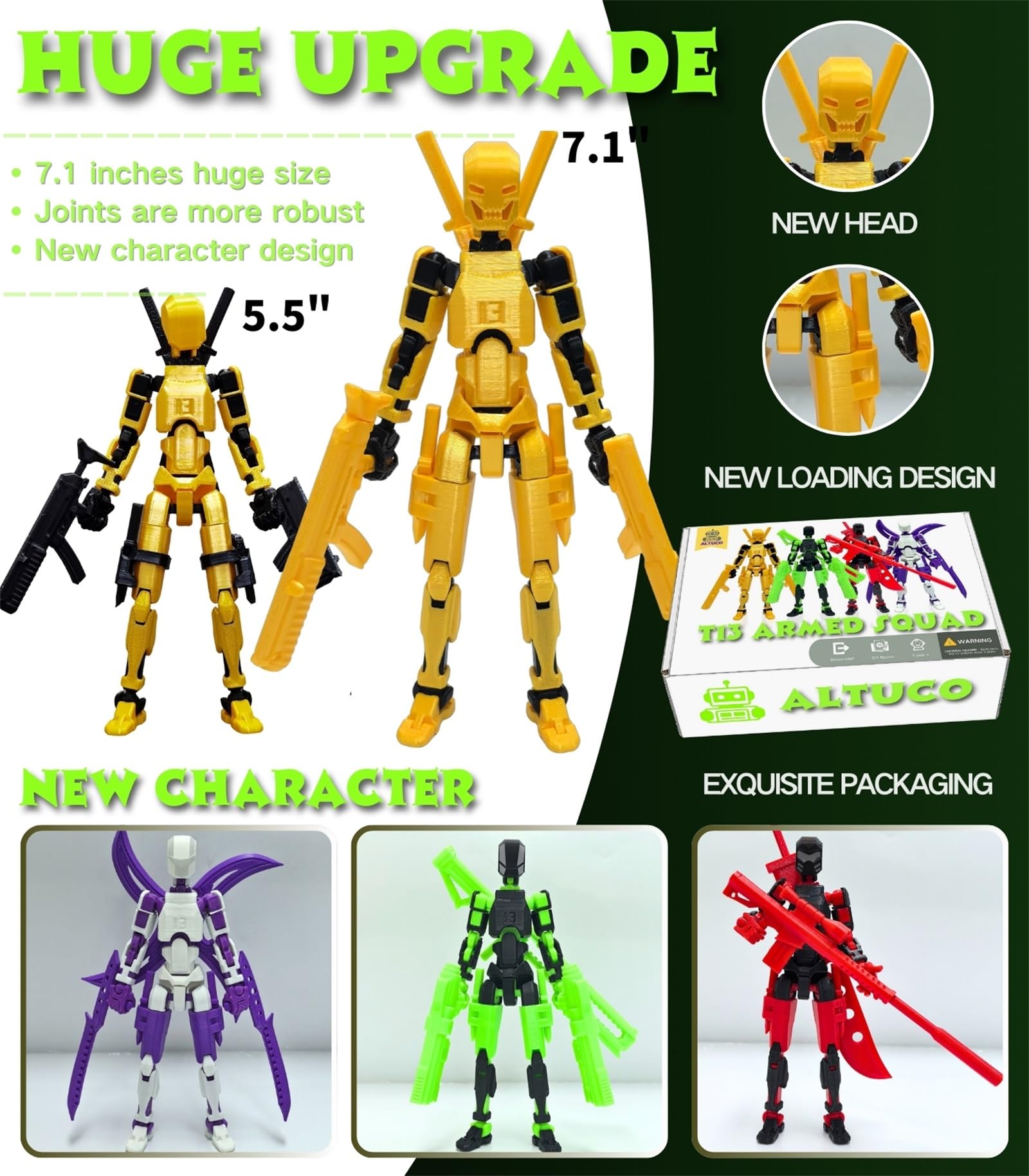 Amazon.com: altuco 4-Pack 7.1