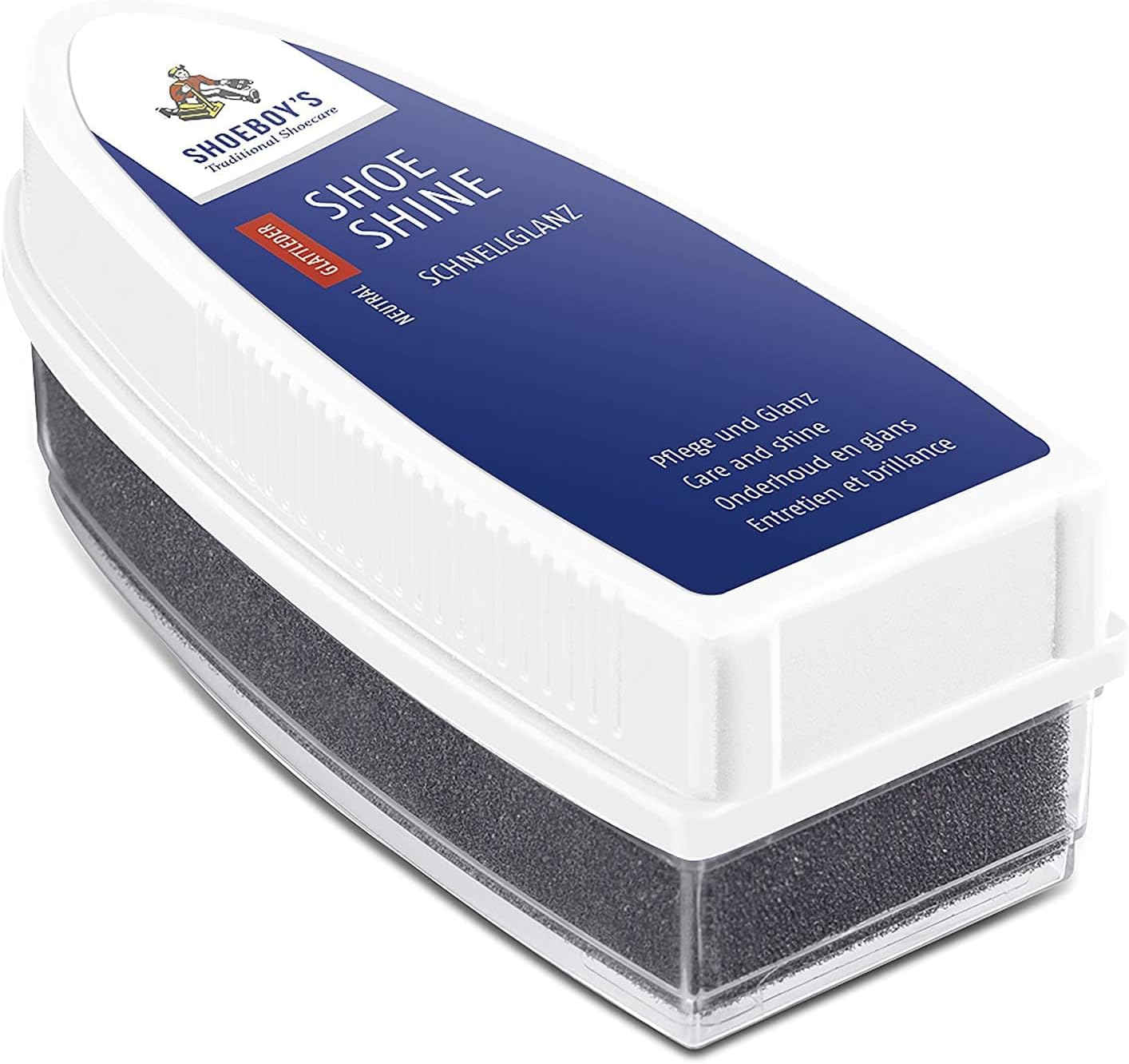 Shoeboy's Shoeshine Colour-Neutral Self-Gloss Sponge with Beeswax