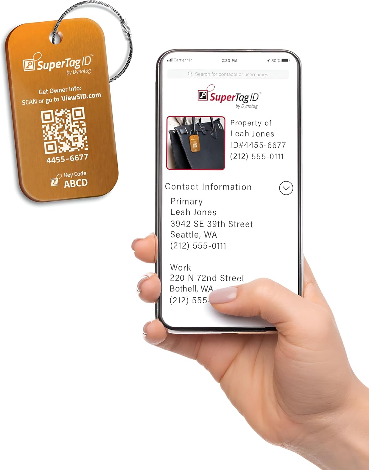 ® Sentry Series Solid Metal Web Enabled Smart La Tag ID +