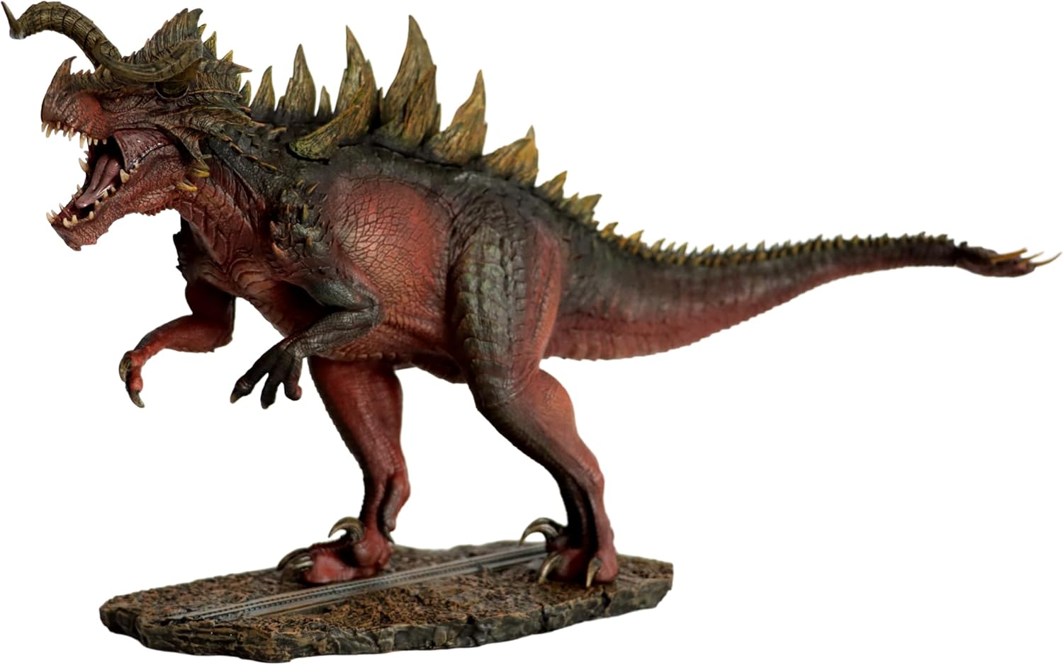 Nanmu Mordred Figure The King of Disaster Tyrannosaurus Rex Figure T-Rex Trex Dinosaur Model Realistic Animal PVC Collector Decoration Gift for Adult (172008DX(Red))