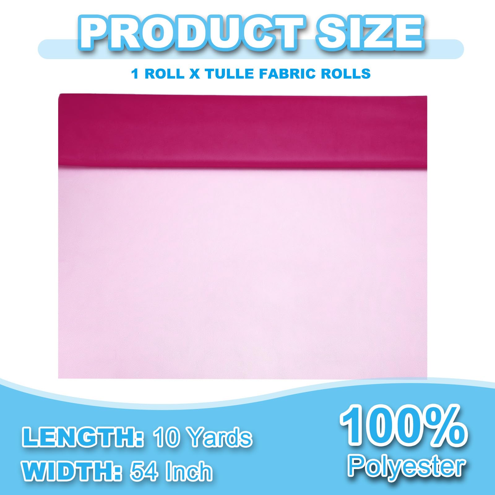 PATIKIL Tulle Fabric Rolls - Image 2