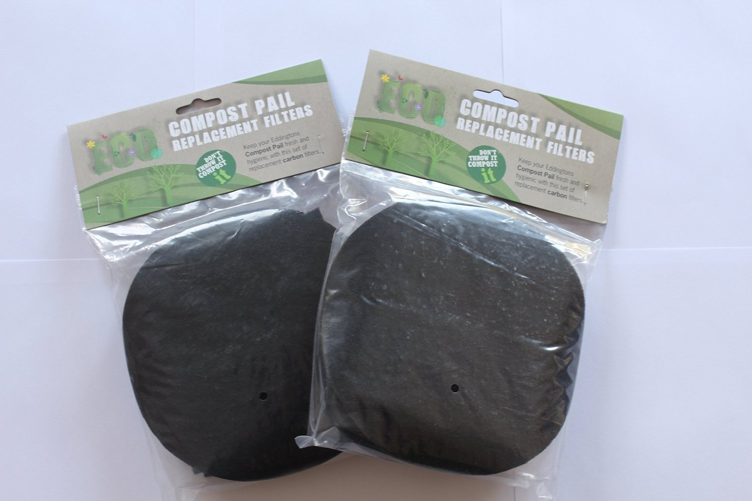 Filtres de rechange pour seau à compost au charbon actif anti-odeur Eddingtons