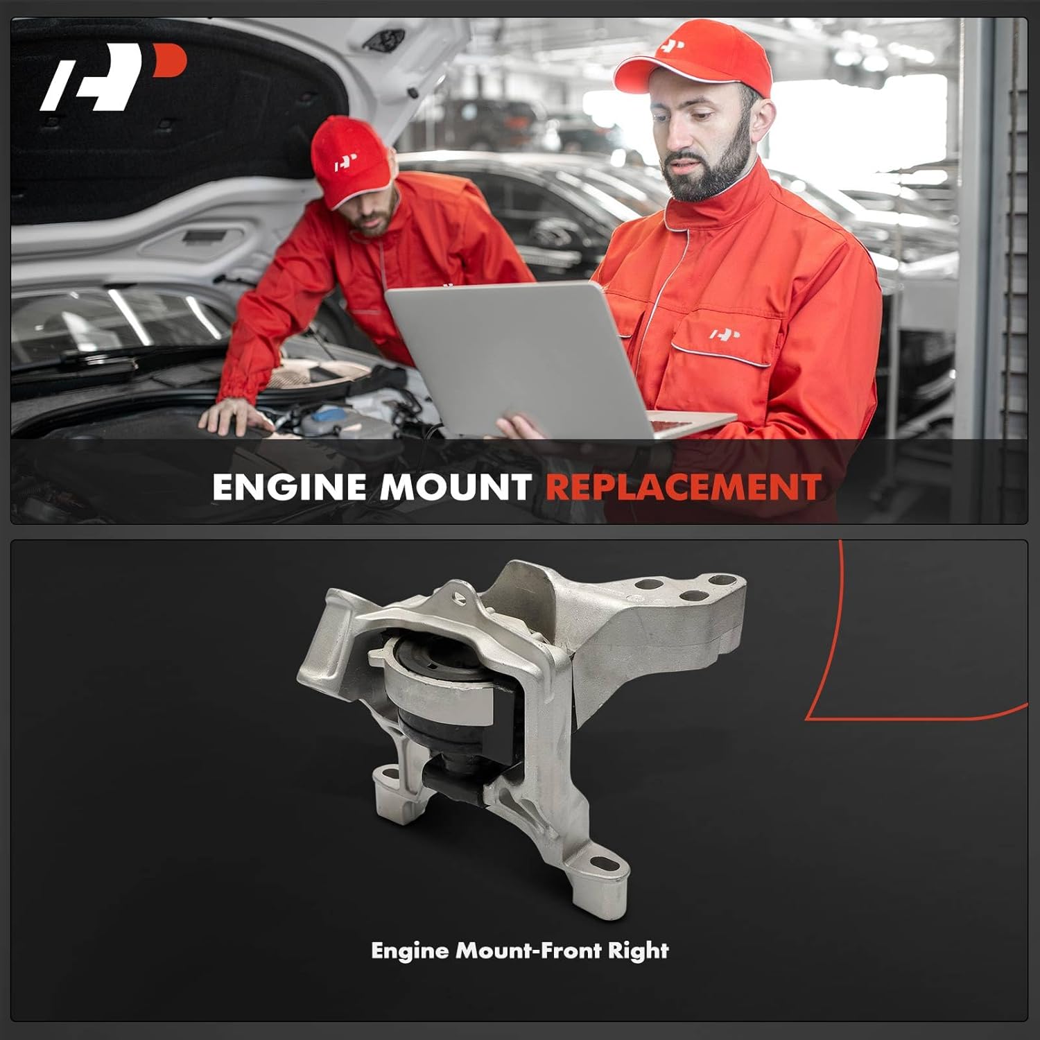 A-Premium Front Right Engine Motor Mount Compatible with Mazda CX-5 CX5 2017-2023, 6 2018-2021, 2.5L