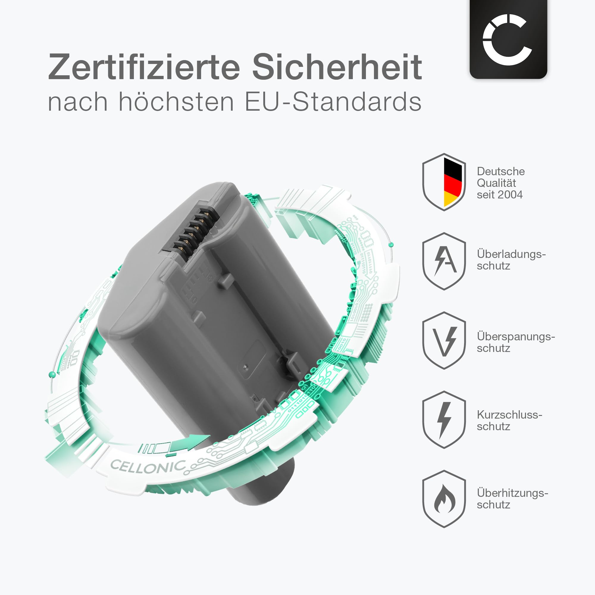 subtel 2X Akku kompatibel mit Nikon D4, D4s, EN-EL18 | 2x, (2600mAh-10.8V-Lithium-Ionen), Kamera Akku, für Nikon MB-D17, EN-EL18, EN-EL18c, EN-EL18a, D4, EN-EL18b, D800E, D6, D4s