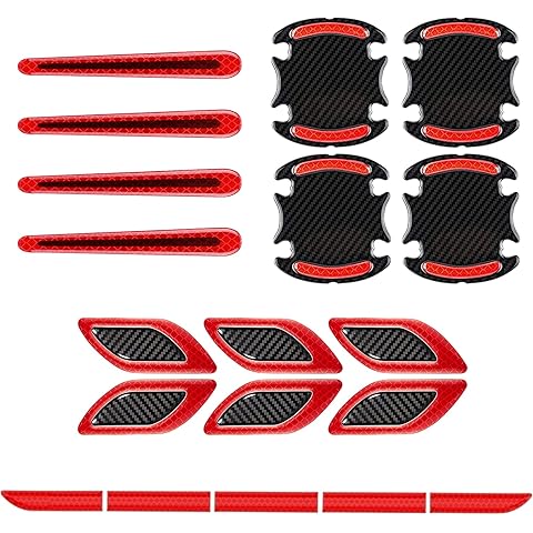 Reflective Stickers for Cars with Car Door Handle Scratch Protector,Accesorios Exte...