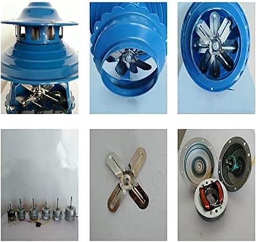 Miniatura 5 de Wzglod Ventilador de chimenea de 100 W, ventilador de escape de chimenea, ventilador de combustión, inductor de tiro de chimenea, ventilador de