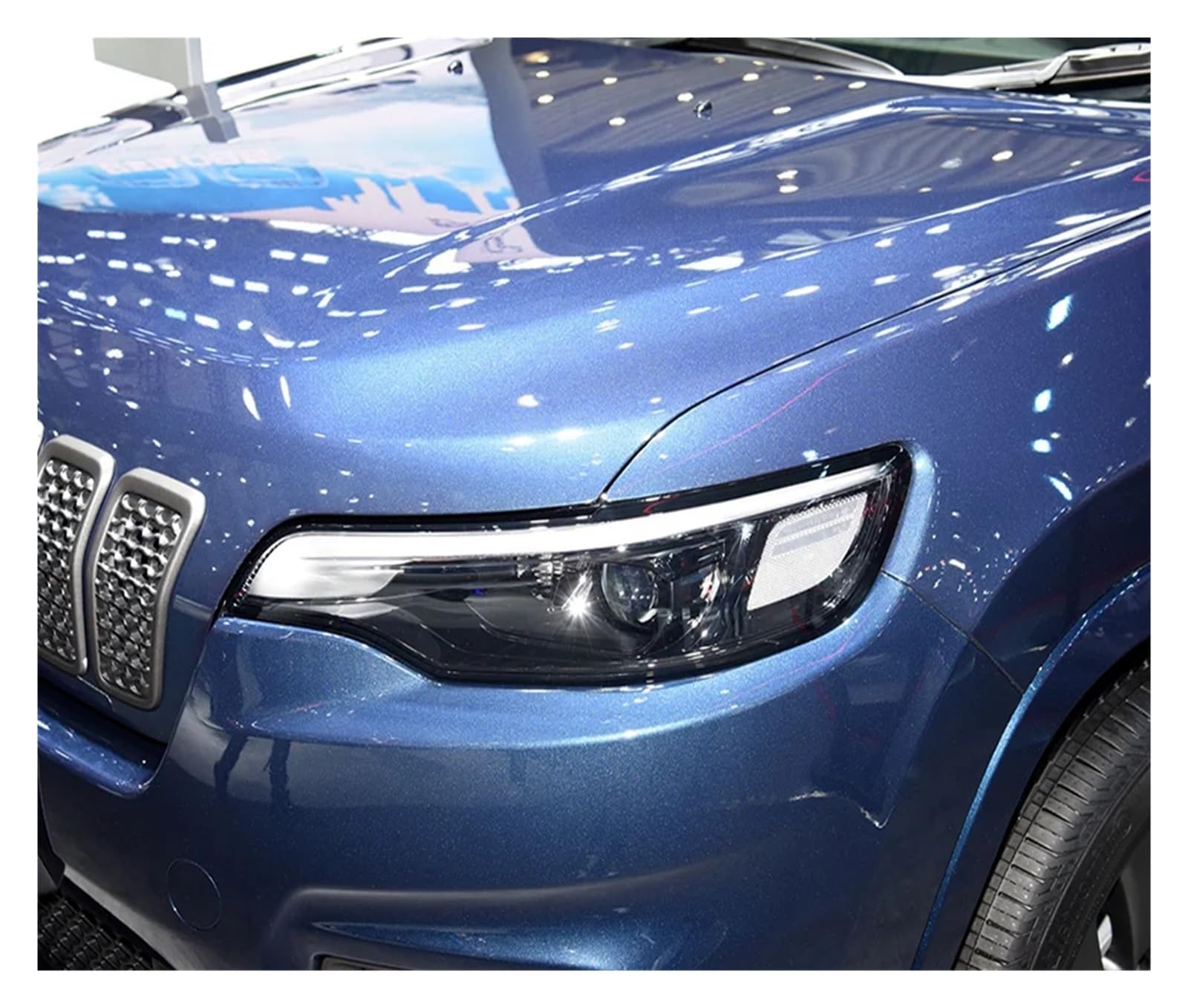 Osłona reflektora, plastikowa soczewka, przezroczyste klosze, skorupa, zamiennik oryginalnego szkła, kompatybilna z Jeep Cherokee 2019 2020 2021