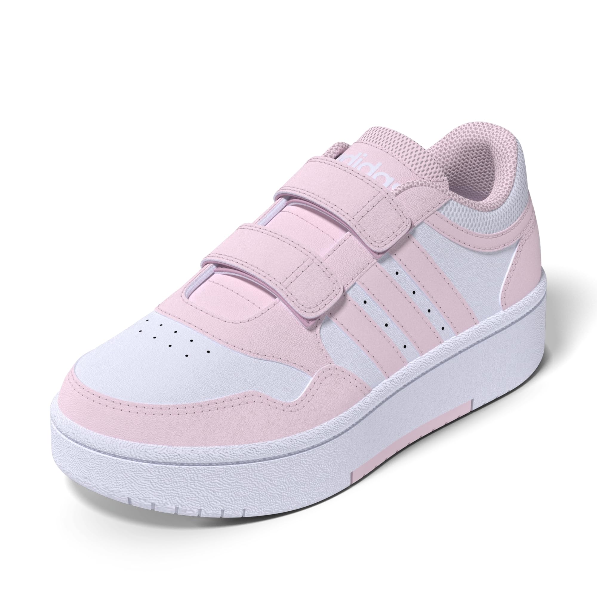 adidas Unisex Kids Hoops 3.0 Bold Shoes, Cloud White/Clear Pink/Clear Pink, 2.5 UK