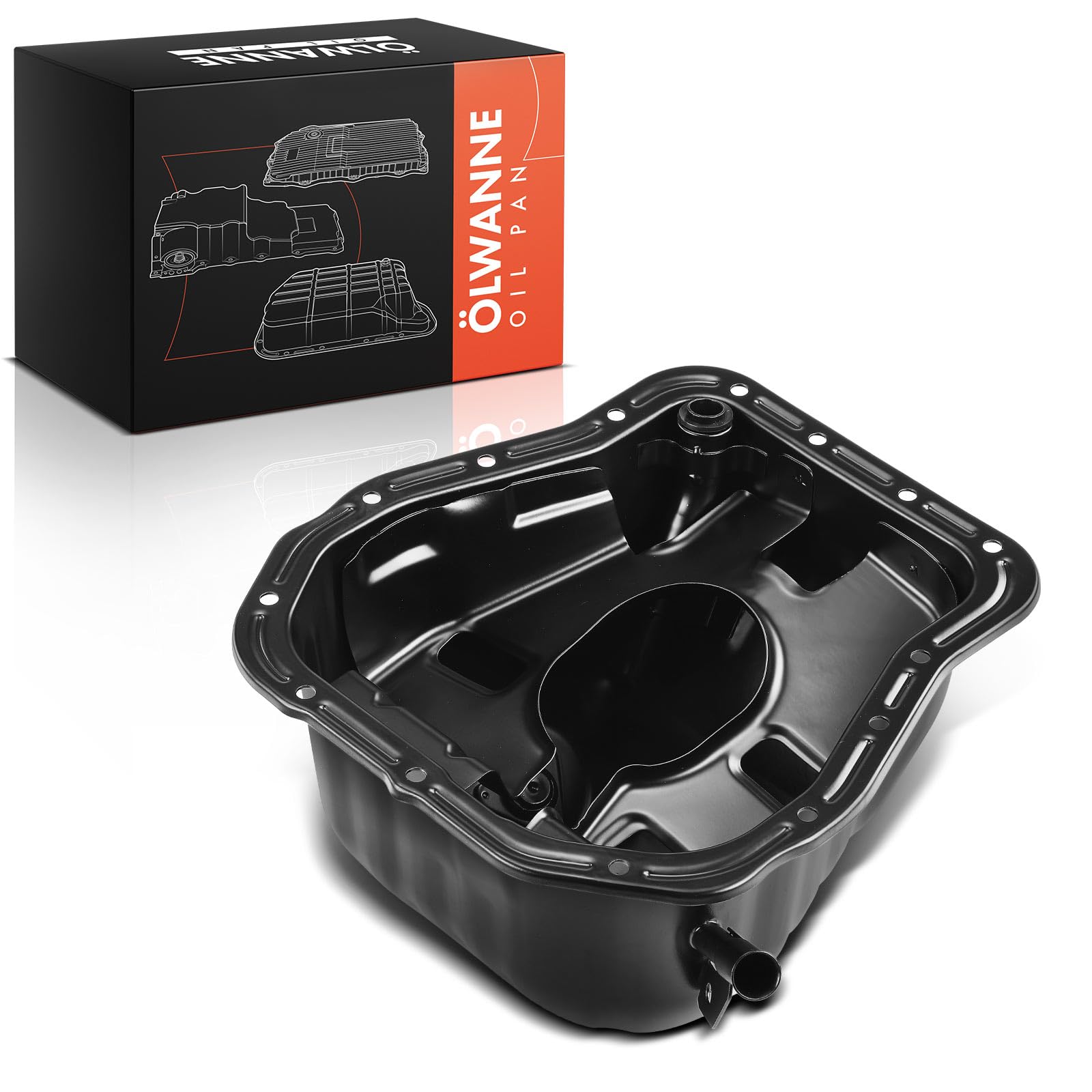 Frankberg Coppa dell'olio coppa dell'olio motore benzina 11109-AA110 | Compatibile con: Legacy II BD, Legacy I Station Wagon BC BF BJ, Impreza Saloon GC, Legacy I BC, Reggiseno Outback