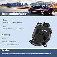 Vista 2 de LCWRGS Actuador de Puerta de Mezcla HVAC Compatible con Jeep Grand Cherokee 2011 2012 2013, Dodge Durango 2011-2013, Actuador de Puerta de Aire