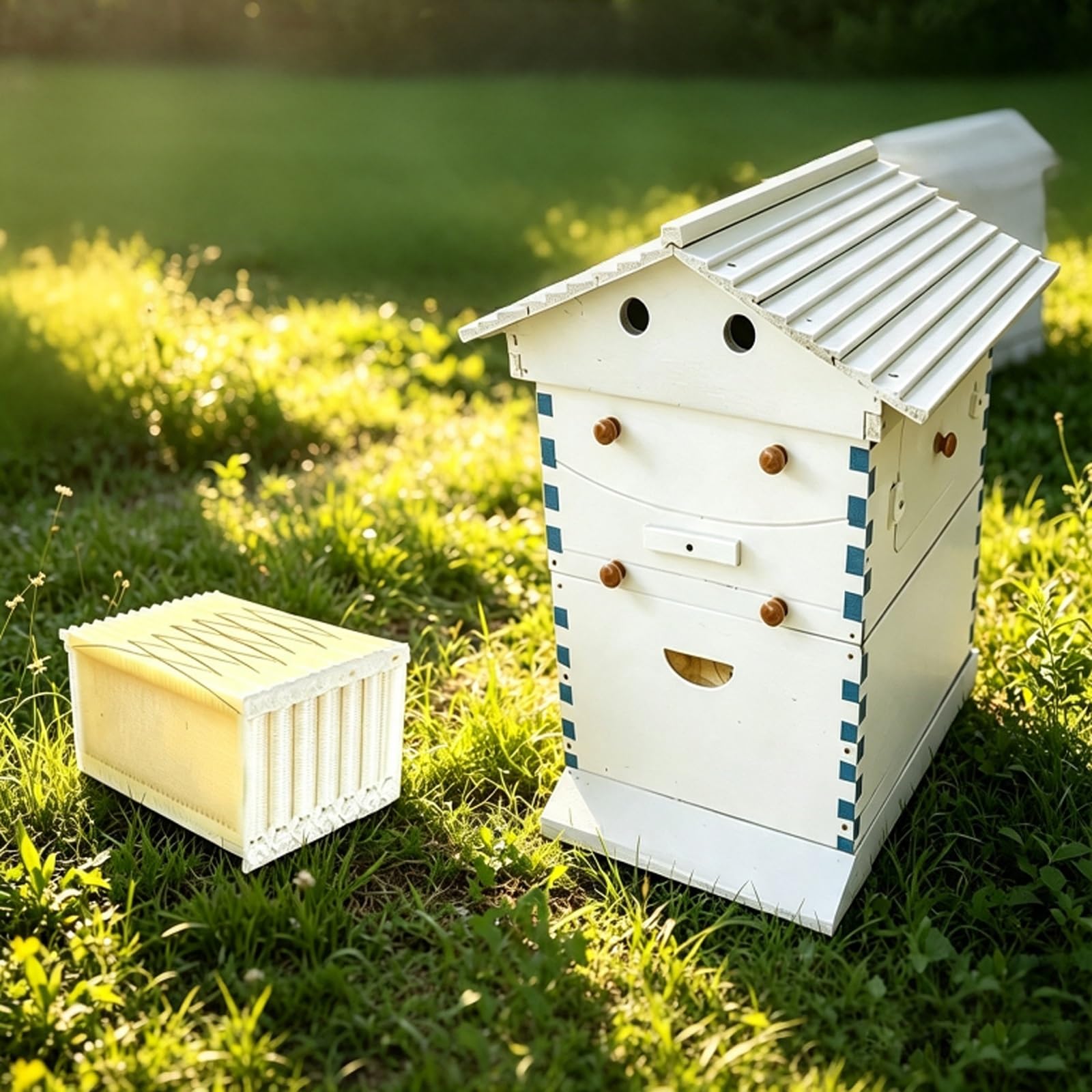 Flow Bienenbeute, Holzbeute Mit 7 Selbstfließenden Rähmchen