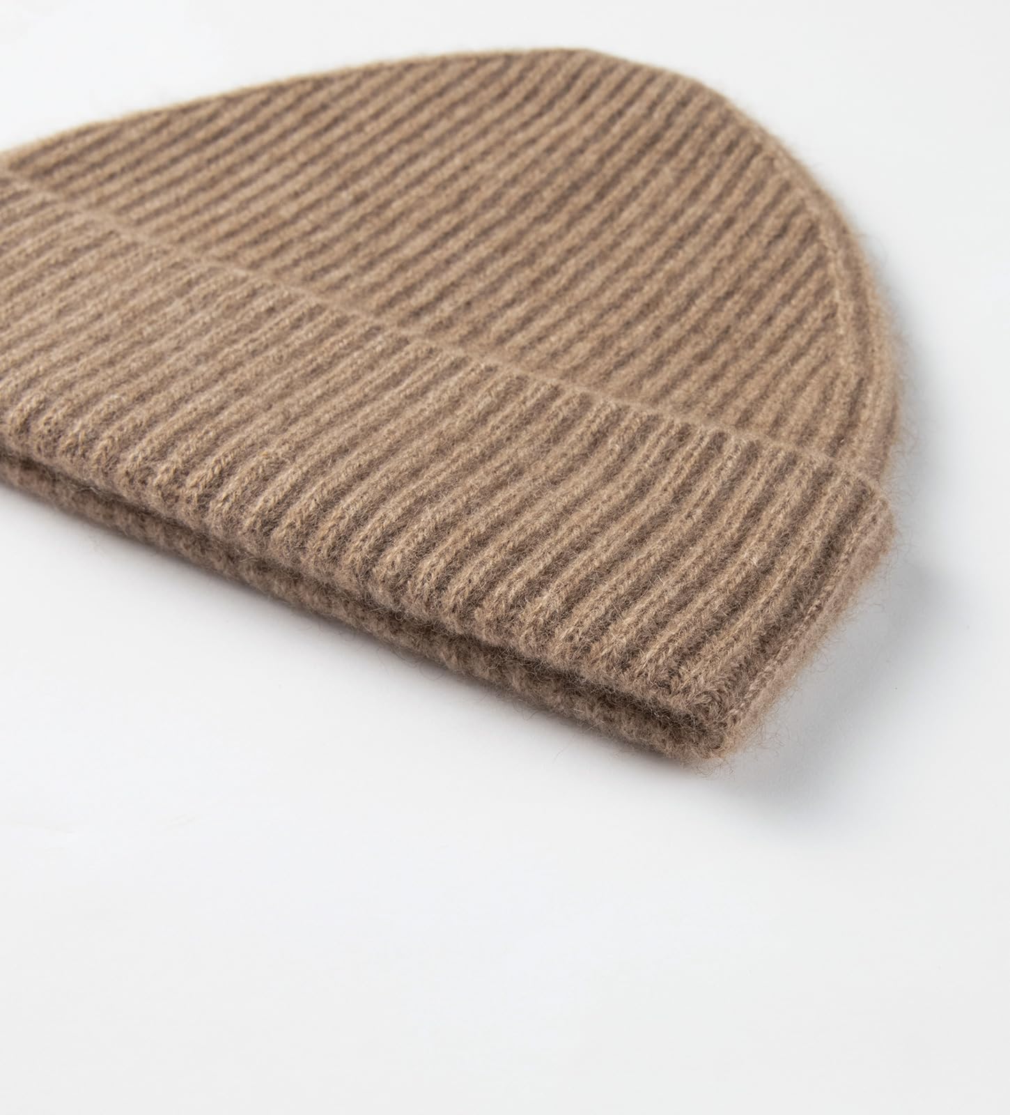 Villand Cappello a Coste in Cashmere al 100% per Uomo, Cuffia Invernale da Sci in Cashmere Puro Ultra Morbida