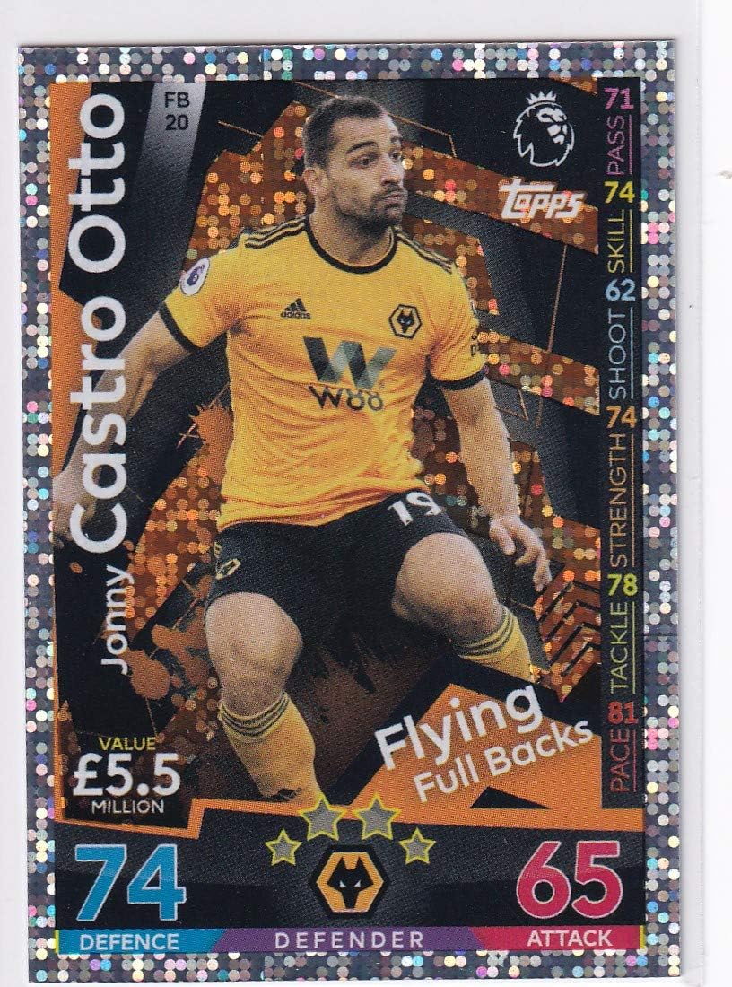 Match Attax Extra 2018/19 Jonny Castro Otto Wolverhampton Wanderers Flying Full Backs trading card