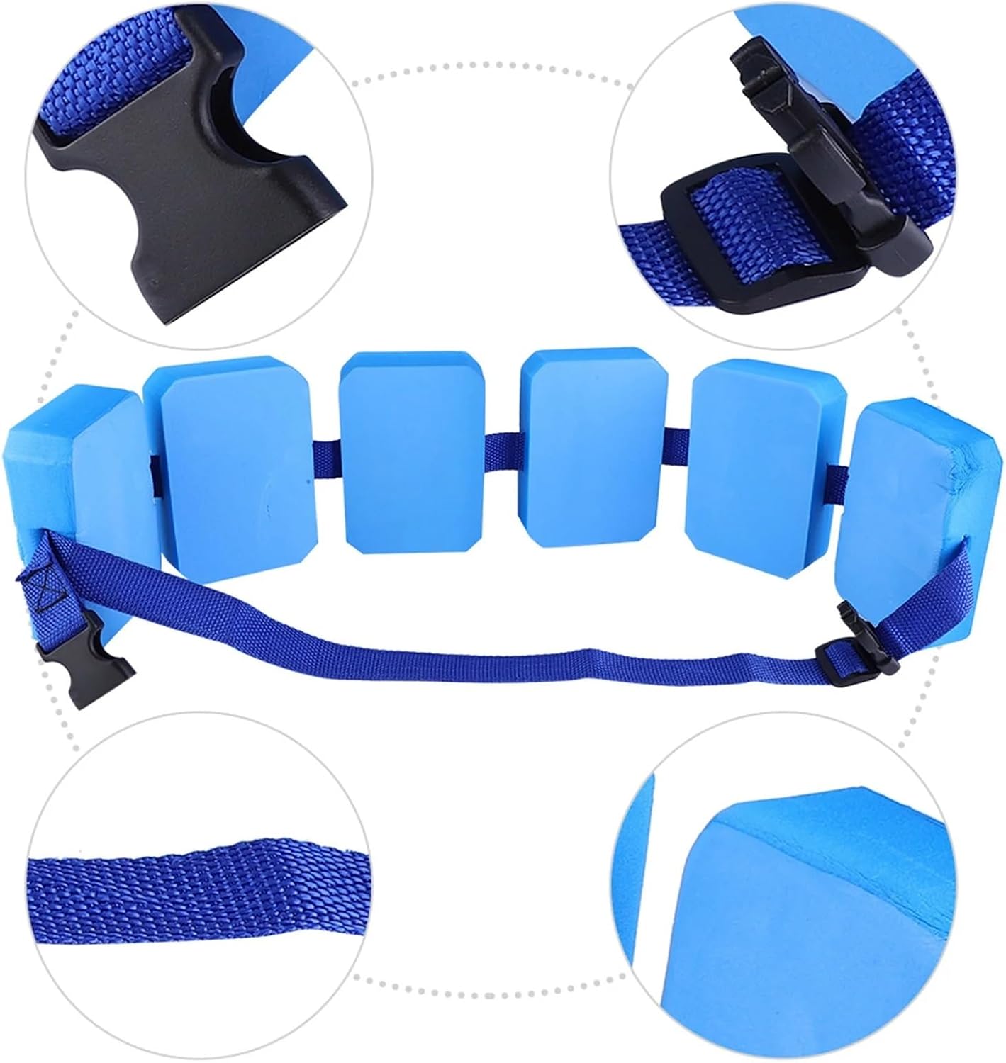 Pool Float Swim Belts 3pcs Swimming Float Lightweight Learning Training Aid Waist EVA Adjustable Belt
