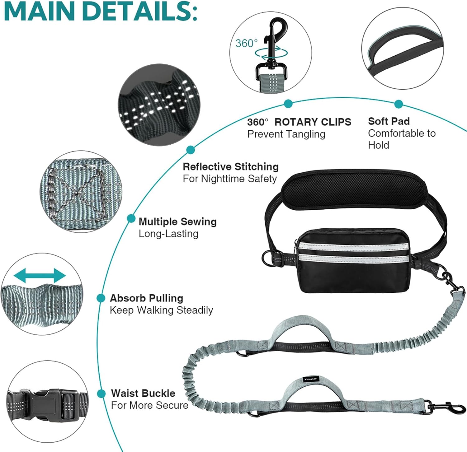 handsfree Dog Leash