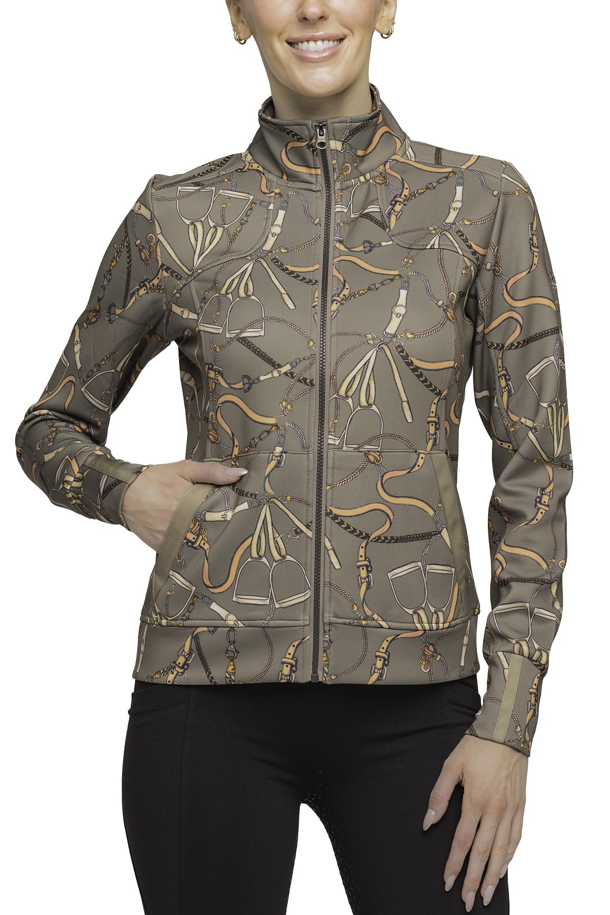 Kastel Denmark Womens Soft Scuba Full Zip 4-way Stretch Team Jacket Lightweight Outerwear Outdoor Active Sportswear Layer