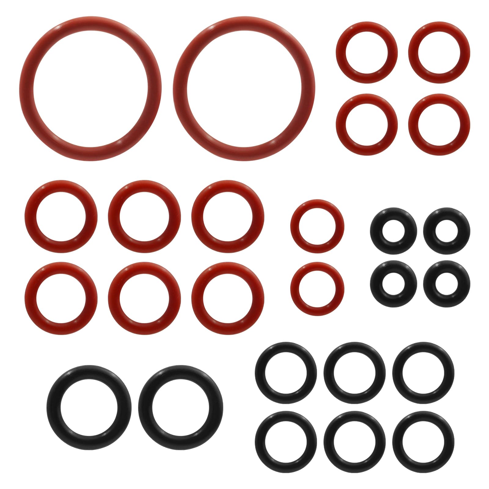 Baxcdyswe 15 stuks afdichtingsonderhoudsset O-ringen voor koffiemachines VMQ /EPDM-materiaal, compatibel met Philips Saeco Spidem Gaggia-machines Baxcdyswe 15 stuks afdichtingsonderhoudsset O-ringen voor koffiemachines VMQ /EPDM-materiaal, compatibel met Philips Saeco Spidem Gaggia-machines