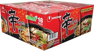 Shin Ramyun Noodle Soup, 4.20 Ounce (Pack of 18)