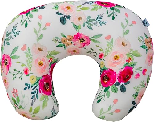 AOKLEY Almohada y posicionador de lactancia, lactancia materna, alimentación con biberón, soporte para sentarse al bebé con funda extraíble ultra