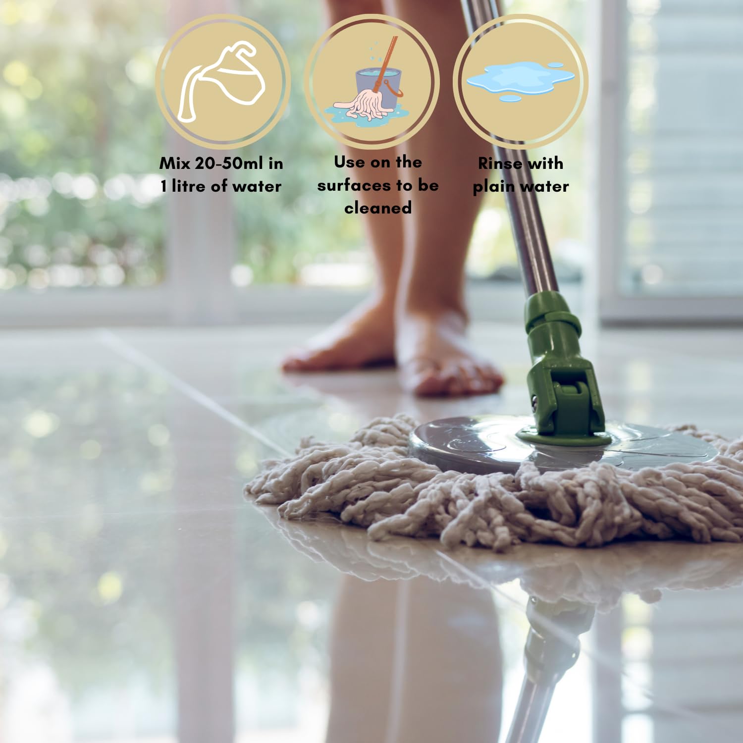 K'TRiQ K7 Swirls Disinfectant Surface & Floor Cleaner Liquid | Suitable for All Floors(Kitchen, Bathroom, Toilet & Office) | Kills 99.9% Germs (5 Litre Pack of 1) 2