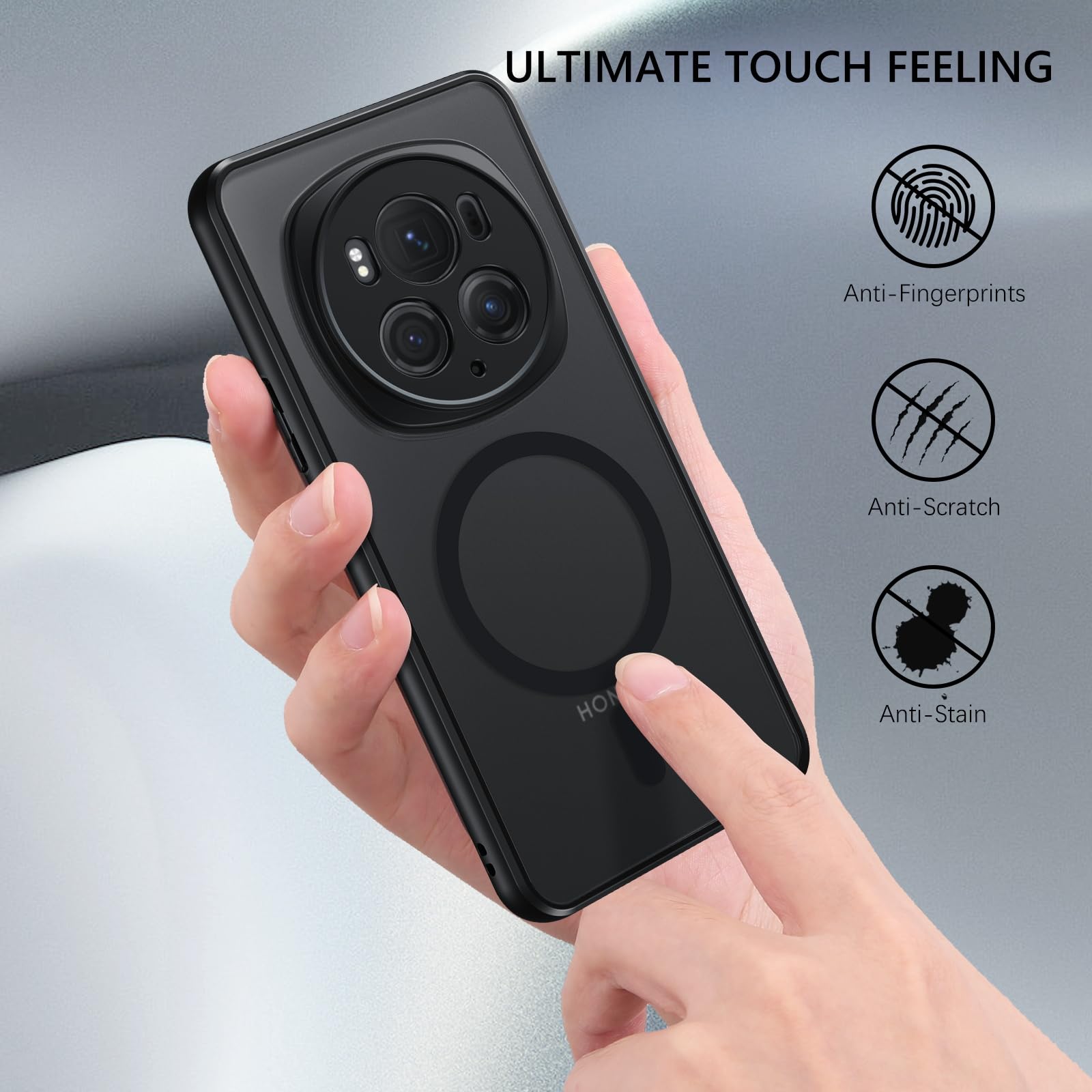 BENTOBEN Custodia Per Honor Magic 6 Pro 5G Con Mag-Safe Magnetic Cover