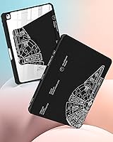 Vista 4 de Funda para iPad de 9ª/8ª/7ª/Air de 3ª Generación Caso 10.2" y para iPad Pro de 10.5 Pulgadas Fundas Soporte Giratorio de 360 Grados Funda Tipo Folio