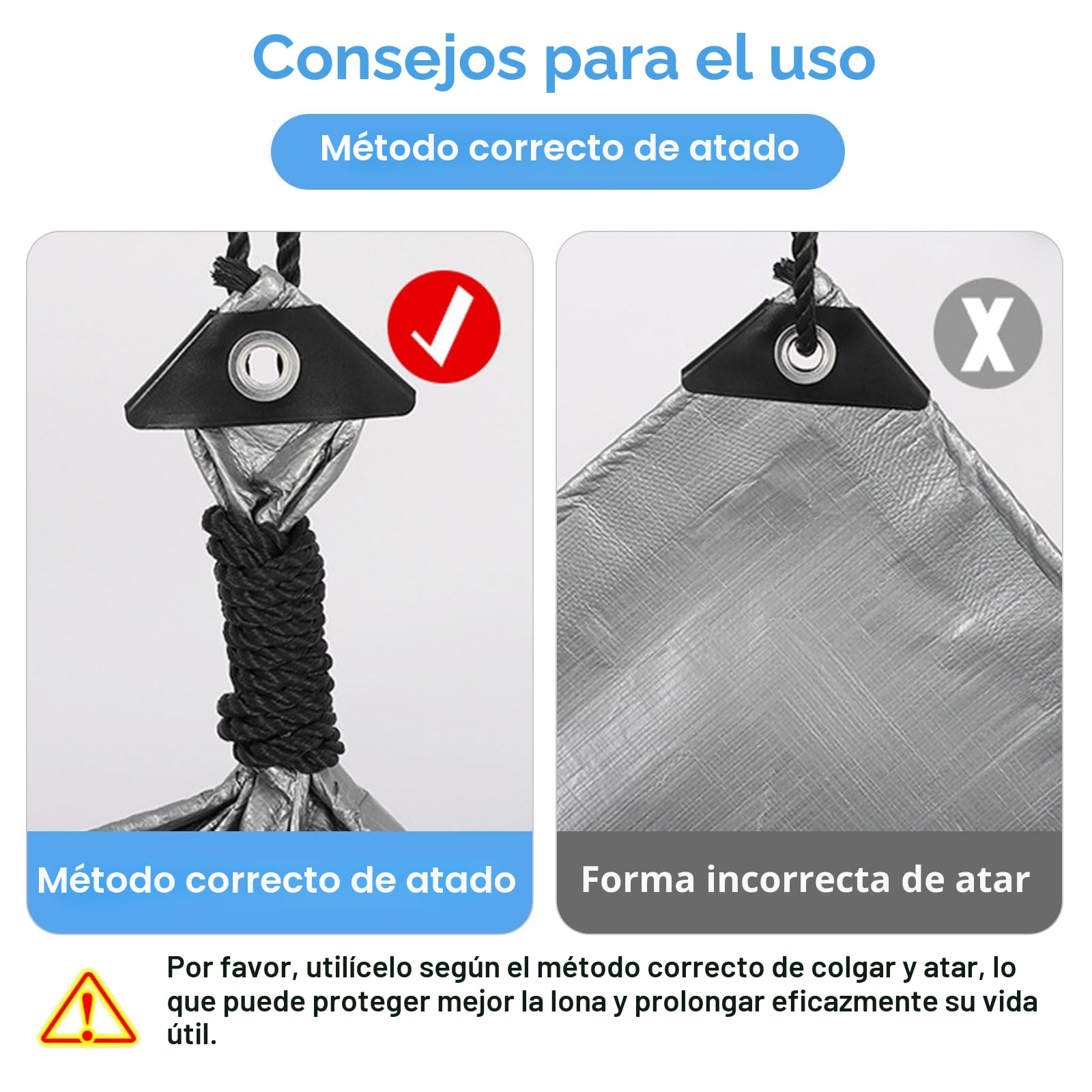 Lona impermeable y resistente, 180 g/m², resistente al agua, para exteriores, resistente a las heladas, protección UV, lona de plástico PE para jardín, cenador, camping, muebles, cobertizos, 4 m x 6 m