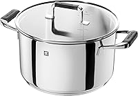 Vista 3 de ZWILLING Cornelia Poletto - Juego de cacerolas de 5 piezas, apto para cocinas de inducción, acero inoxidable, con tapa de vidrio, con asas