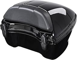 Amazon.com: TOPURWAY 33L Motorcycle Case Black Motorcycle Top Case