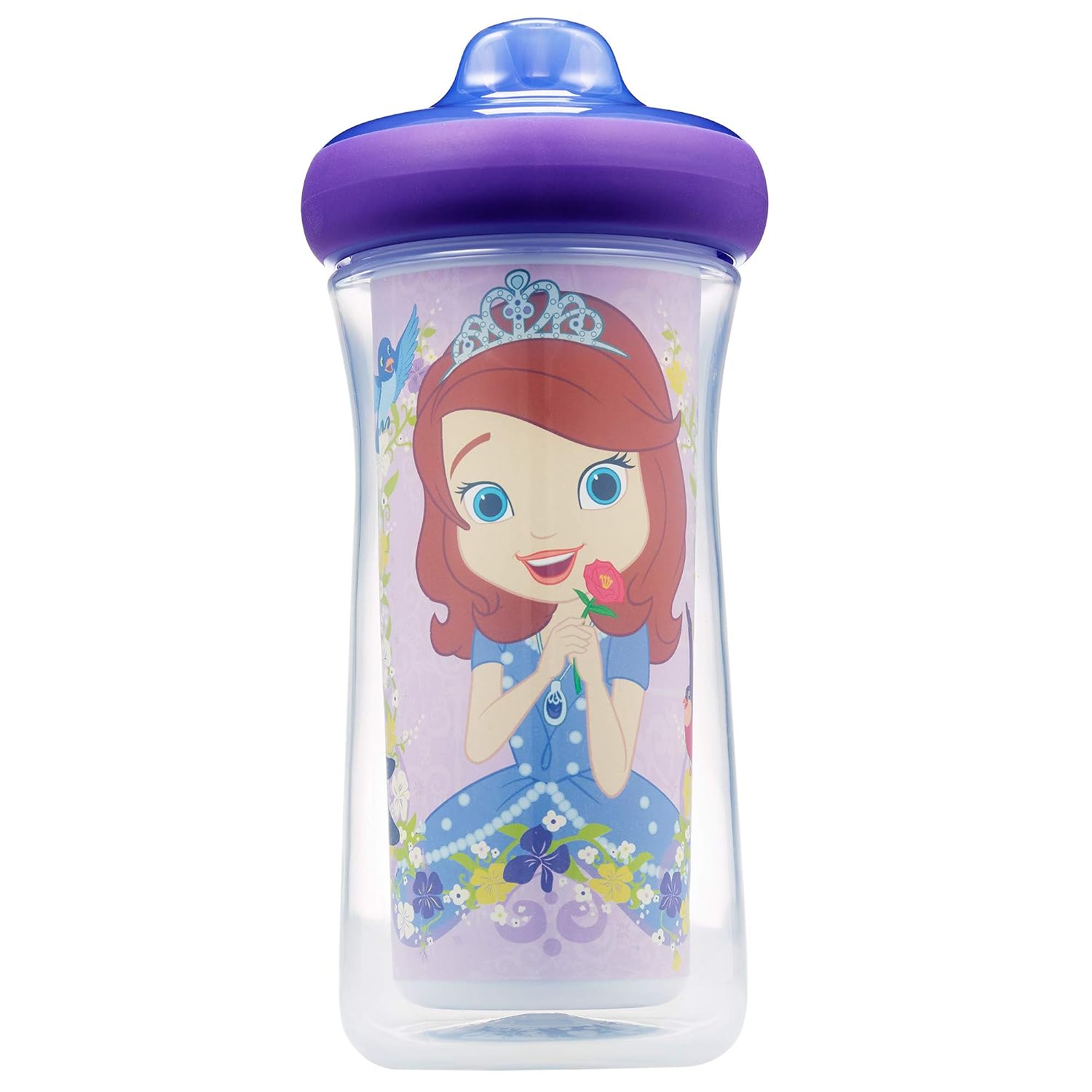 The First Years Disney Sofia The First Insulated Hard Spout Pack of Sippy Cups for Toddlers, 9 Ounce (Pack of 2)
