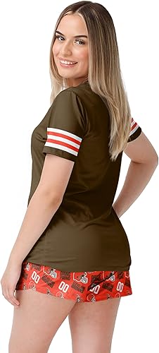 Miniatura 2 de FOCO NFL womens Nfl Team Logo Ladies Gameday Ready Jersey Pajama Set
