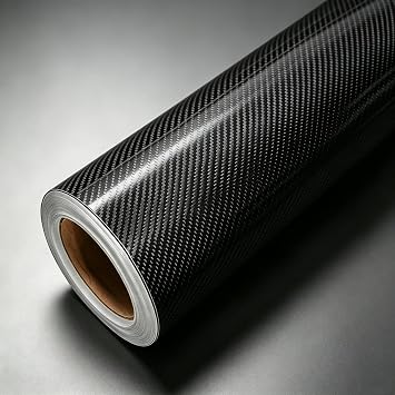 DIYAH 4D Black Carbon Fiber Vinyl Wrap Sticker with Air Release Bubble Free Anti-Wrinkle 24" x 60" / 2FT x 5FT