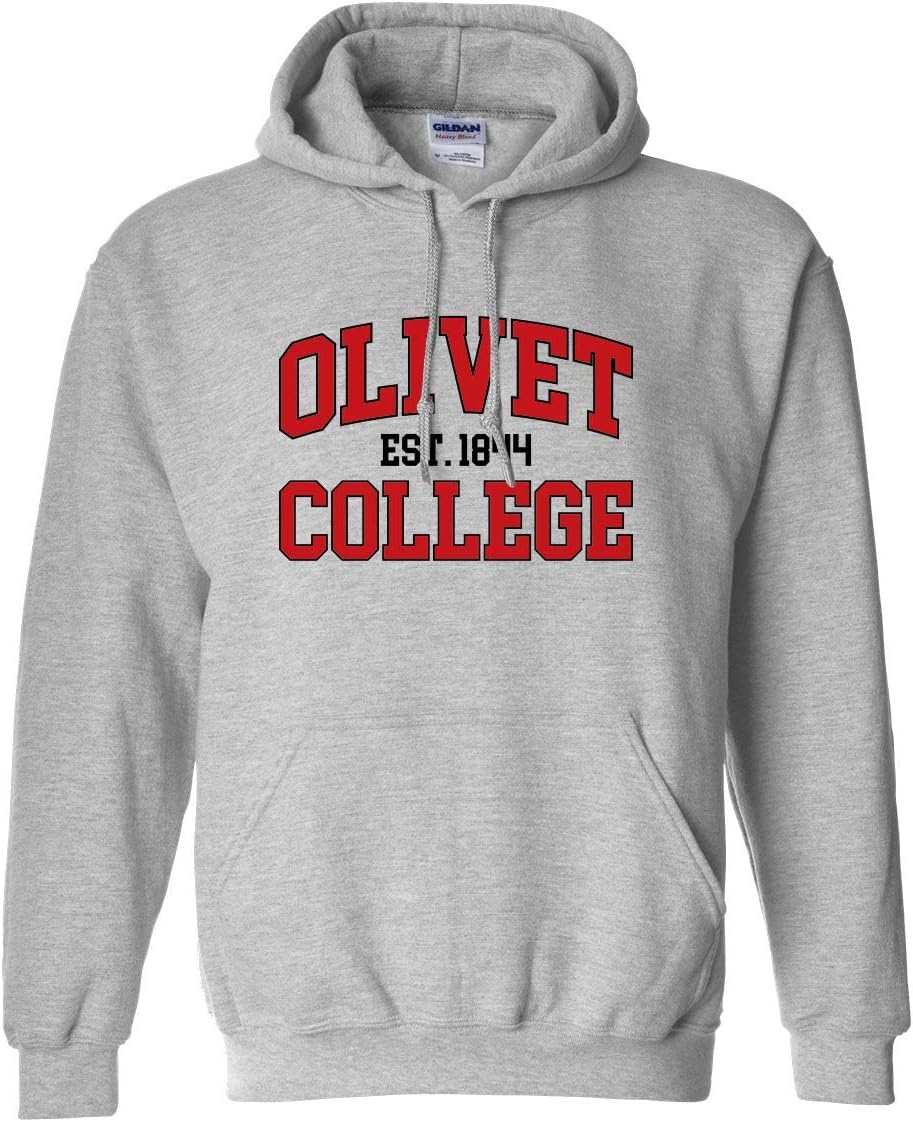 CreateMyTee Olivet College Established 1844 2 Color Unisex Hooded