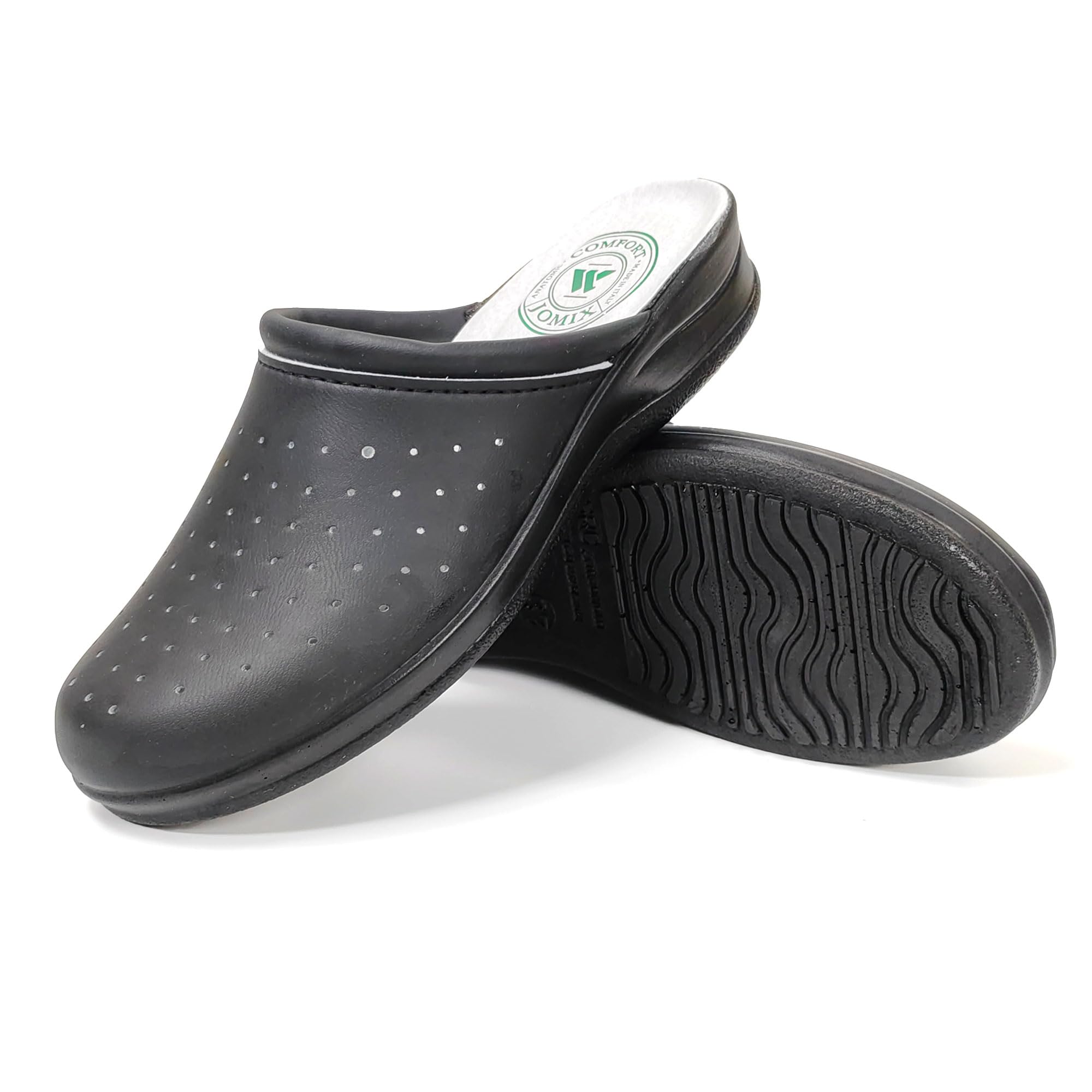 JOMIX Ciabatte Sanitarie Donna Uomo Ortopediche Zoccoli Sanitari Unisex Ospedale Scarpe da Lavoro Pantofole Morbide Calzature Infermieri OSS Made in Italy