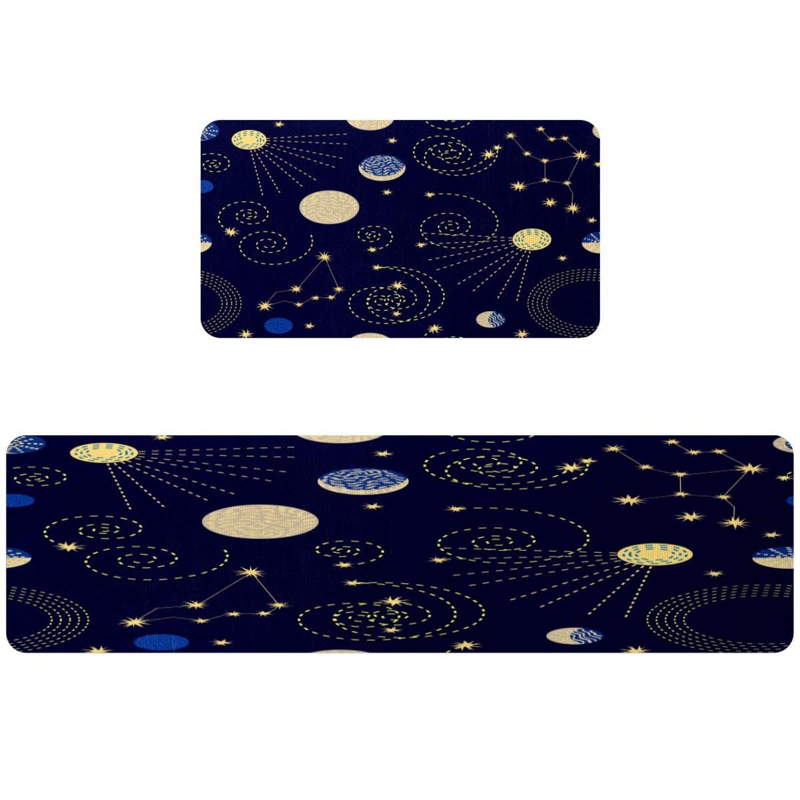 Tapete de cocina antideslizante VAPOKF alfombra de pasillo absorbente 2 piezas