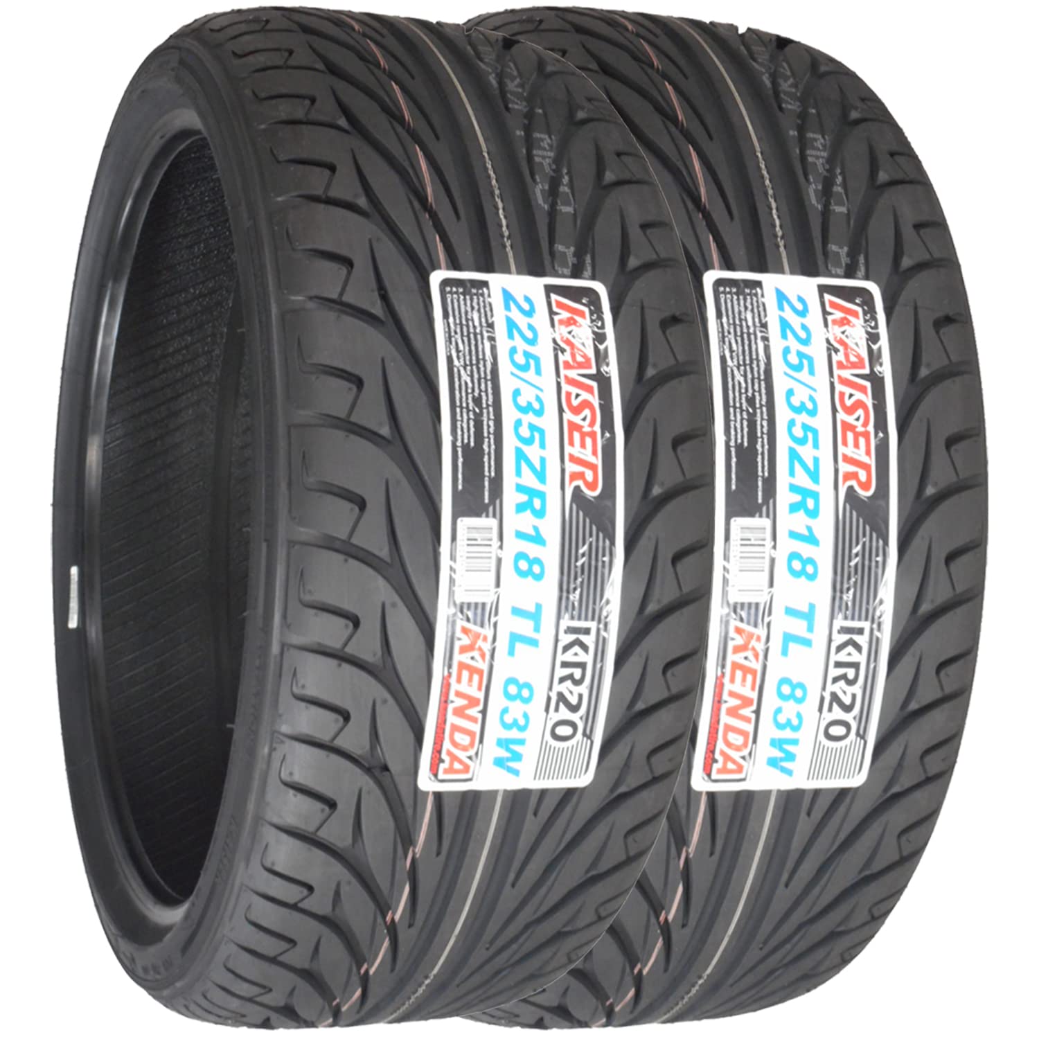 Amazon.co.jp: ケンダ(KENDA) サマータイヤ KAISER KR20 225/35R18 83W