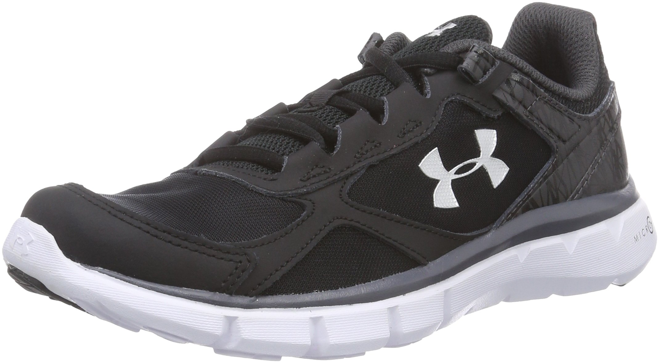 Under Armour Boys Micro G Velocity Rn Running Shoe Black